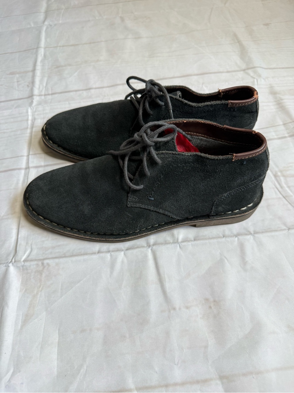 Kenneth Cole Reaction Mens Suede Chukka Shoe “Desert Sun" size 7.5